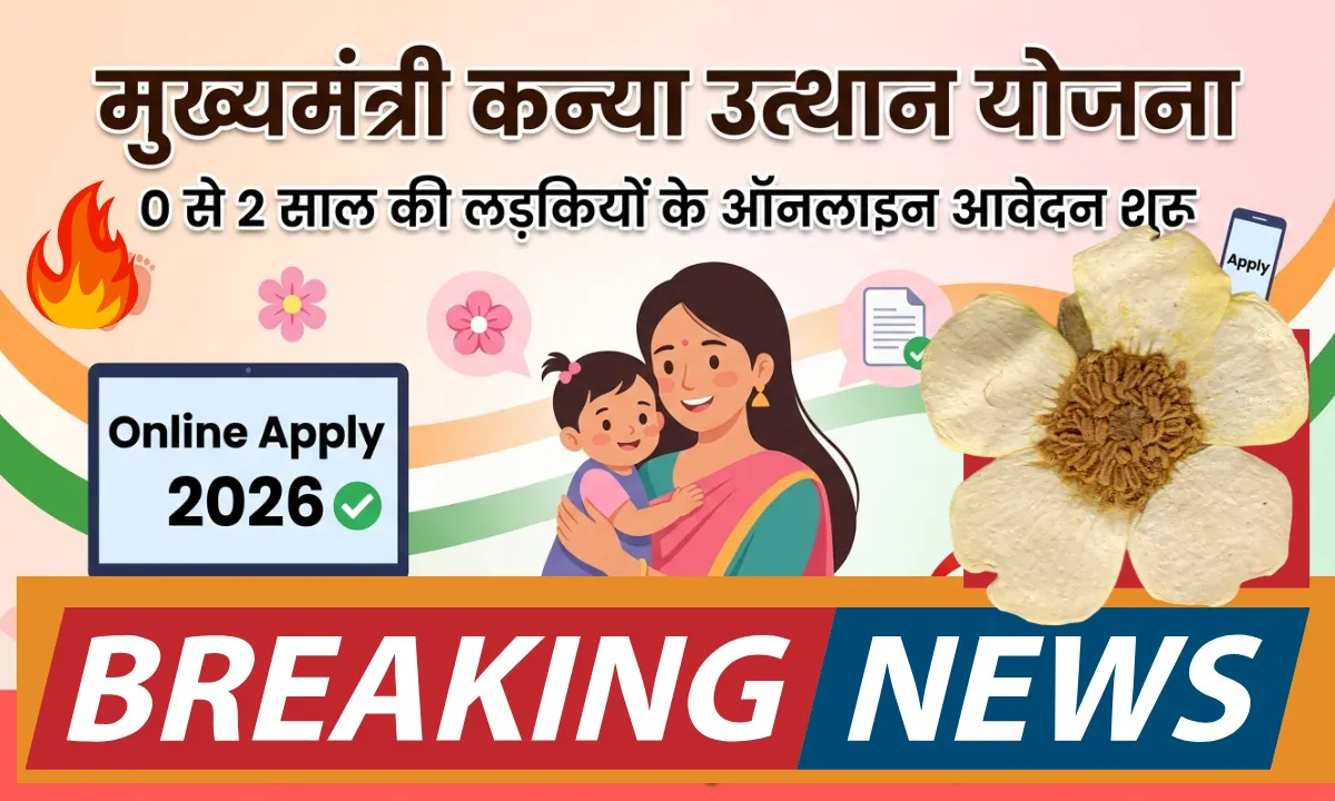 Mukhyamantri Kanya Utthan Yojana 0-2 Years