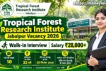 Tropical Forest Research Institute Jabalpur Vacancy 2026